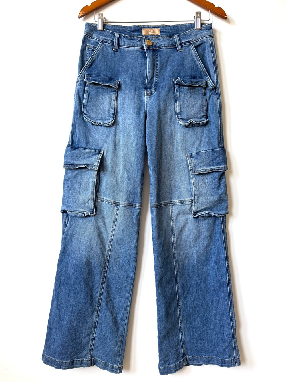Kut From The Kloth Wide Leg Cargo Jeans 6